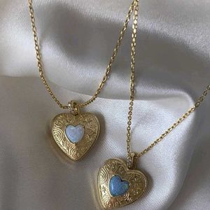 Heart Opal Necklace