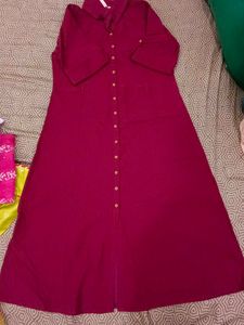 Women Indowestern Midi Dress.