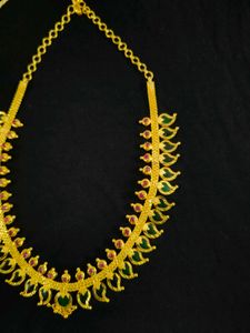 Premium Quality Green Palakka Necklace