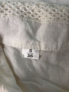 Embroidered White Blouse