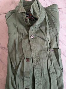 SK Polo Casuals Shirt - Olive Green XL