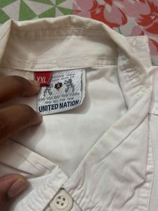 White Button-Down Shirt XXL