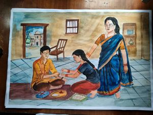 Water Colour Penting Student Pratical