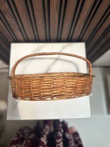 🆕Oval Cane Woven Basket With Handle  🆕