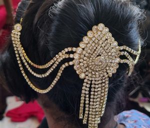 Gold Rhinestone Headpiece