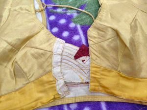Embroidered Golden Maroon Blouse