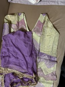 Sharara Suit Purple
