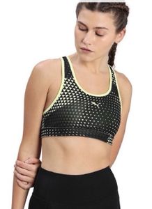 PUMAWomen Sports Lightly Padded Bra (Black)