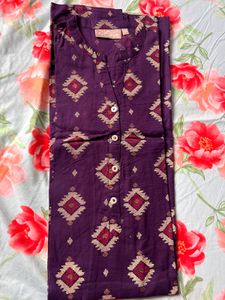 Westside Purple Printed Top