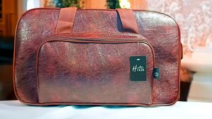 Brand New Leather Hyker Trolley Bag 🚫 No Coin