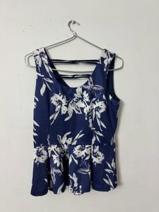 Floral Peplum Top