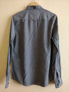 Grey Button-Down Shirt