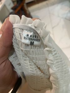 Elegant White Mini Dress