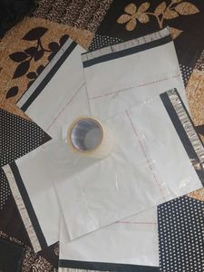 Packing Courier Poly Bag Cello Tape Combo