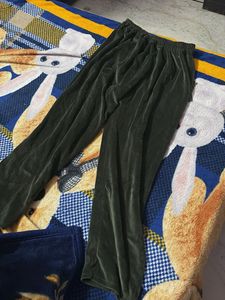 Embroidered Velvet coord set