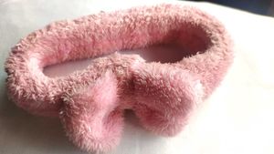 Pink Fuzzy Headband