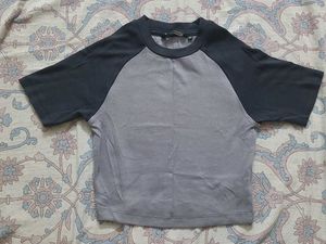 Two-Tone Casual T-Shirt