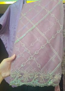 Elegant Lavender pakistani Suit
