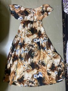 Floral Off-Shoulder Maxi Dress