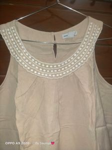 Cream Nude Colour Top
