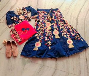 Embroidered Lehenga Choli Set