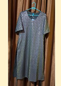 Janasya Branded Silk Kurti Size 40