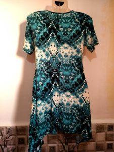 🎁Buy 2, Get 2 Free🎁Teal Patterned Dress