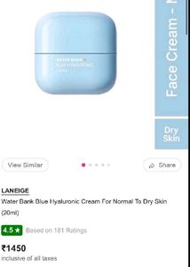 LANEIGE Water Bank Hyaluronic Acid Intensive Moist