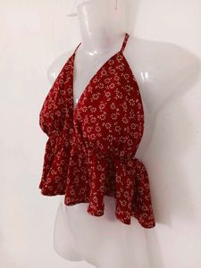 Floral Halter Top