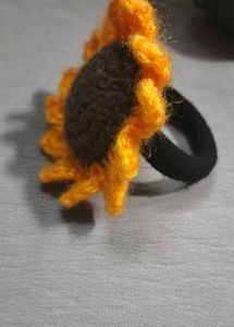 Sunflower Hair Tie