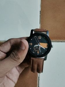 Multicolor Leather Analog Watch pack of  for Men