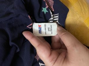 Very Stylish Navy Blue Max Top
