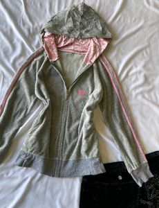 VINTAGE Juicy Adidas velour Hoodie