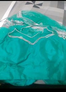 Unused Party Wear Saree With Blouse