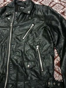 Zara Black Leather Jacket