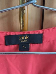 Zink London Solid Shirt - Coral Colour