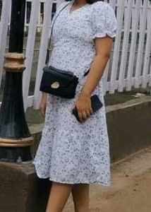 Floral Print Midi Dress