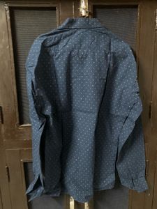 Blue Patterned Shirt