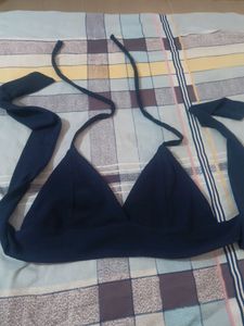Navy Blue Bikini Top