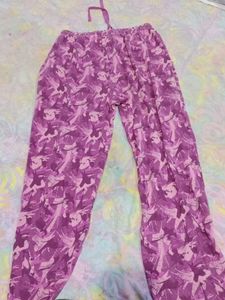 Purple Patterned Lounge Pants