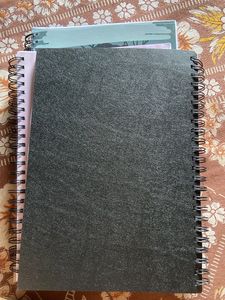Couple Illustration Spiral Notebook