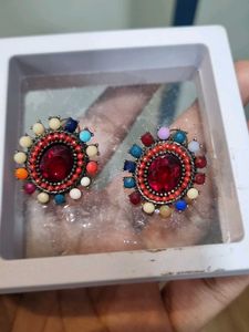 Statement Gemstone Earrings