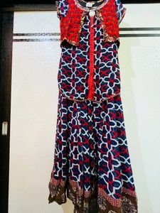 Stylish Printed Dress New Wdt Tag