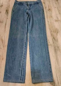 Wide Leg Denim Jeans