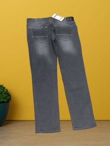 L@47 Size-36 Ripped Knee Black Jeans