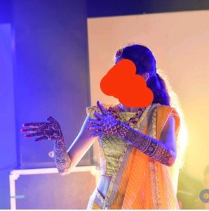 Leheriya Haldi Lehenga - 3pcs