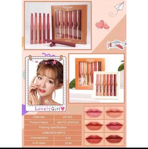 Tanako matte lipstick set pack of 6