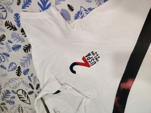 Regular Fit Brand  Print Polo Tshirt With Contrast