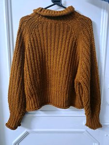 H&amp;M Brown Ribbed Sweater