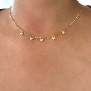 Millie Heart Charm Gold Necklace